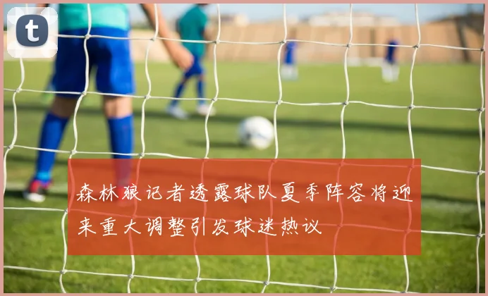 森林狼记者透露球队夏季阵容将迎来重大调整引发球迷热议